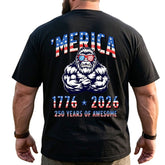 America 250th Anniversary Patriotic Big & Tall Men Shirts - BigTallGuys