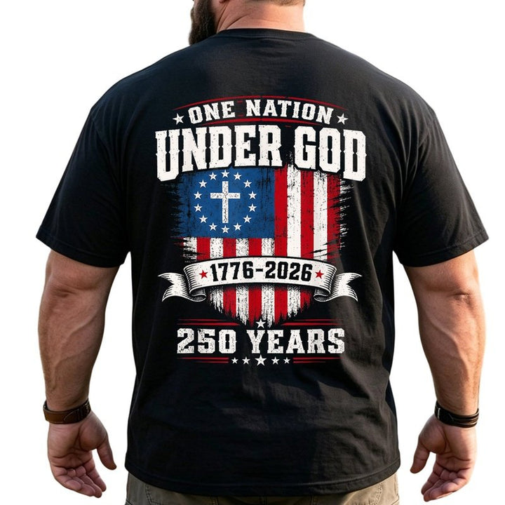 America 250th Anniversary Patriotic Big & Tall Men Shirts