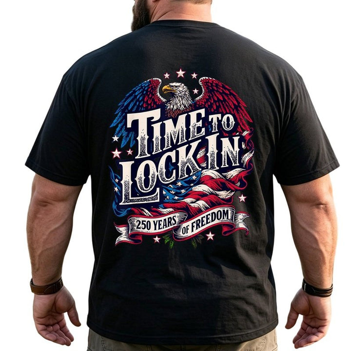 America 250th Anniversary Patriotic Big & Tall Men Shirts