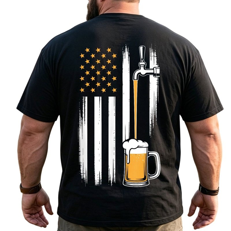 America 250th Anniversary Patriotic Big & Tall Men Shirts - BigTallGuys