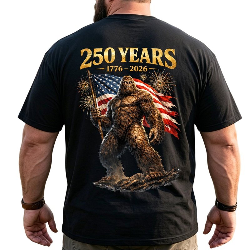 America 250th Anniversary Patriotic Big & Tall Men Shirts - BigTallGuys