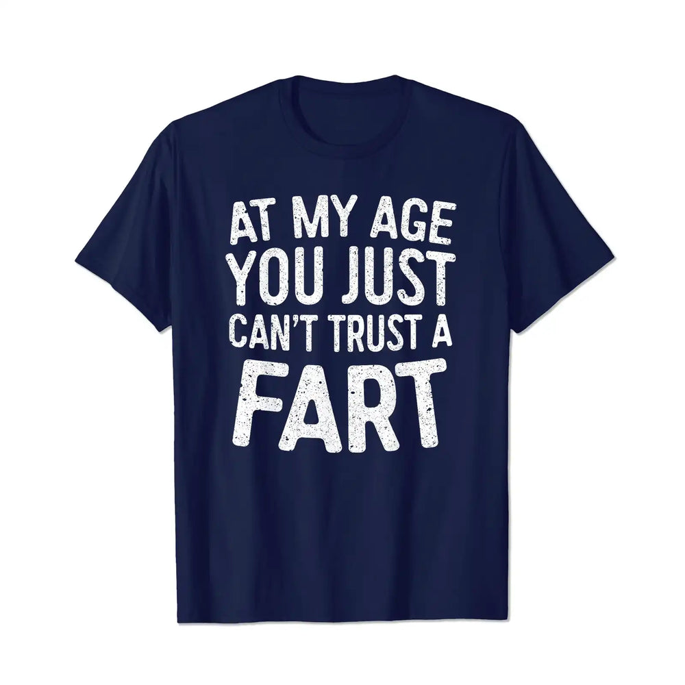 Cant Trust Fart Funny Men T-Shirts, Plus Size Short Sleeve T Shirt for Men Big and Tall Men Tees Shirts - BigTallGuys