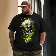 Skull Skeleton T0 5DLS 004 Men T Shirts Big and Tall Men Shirts Plus Size Short Sleeve Fashion Casual T Shirt Graphic Tee Shirts Tshirts - BigTallGuys