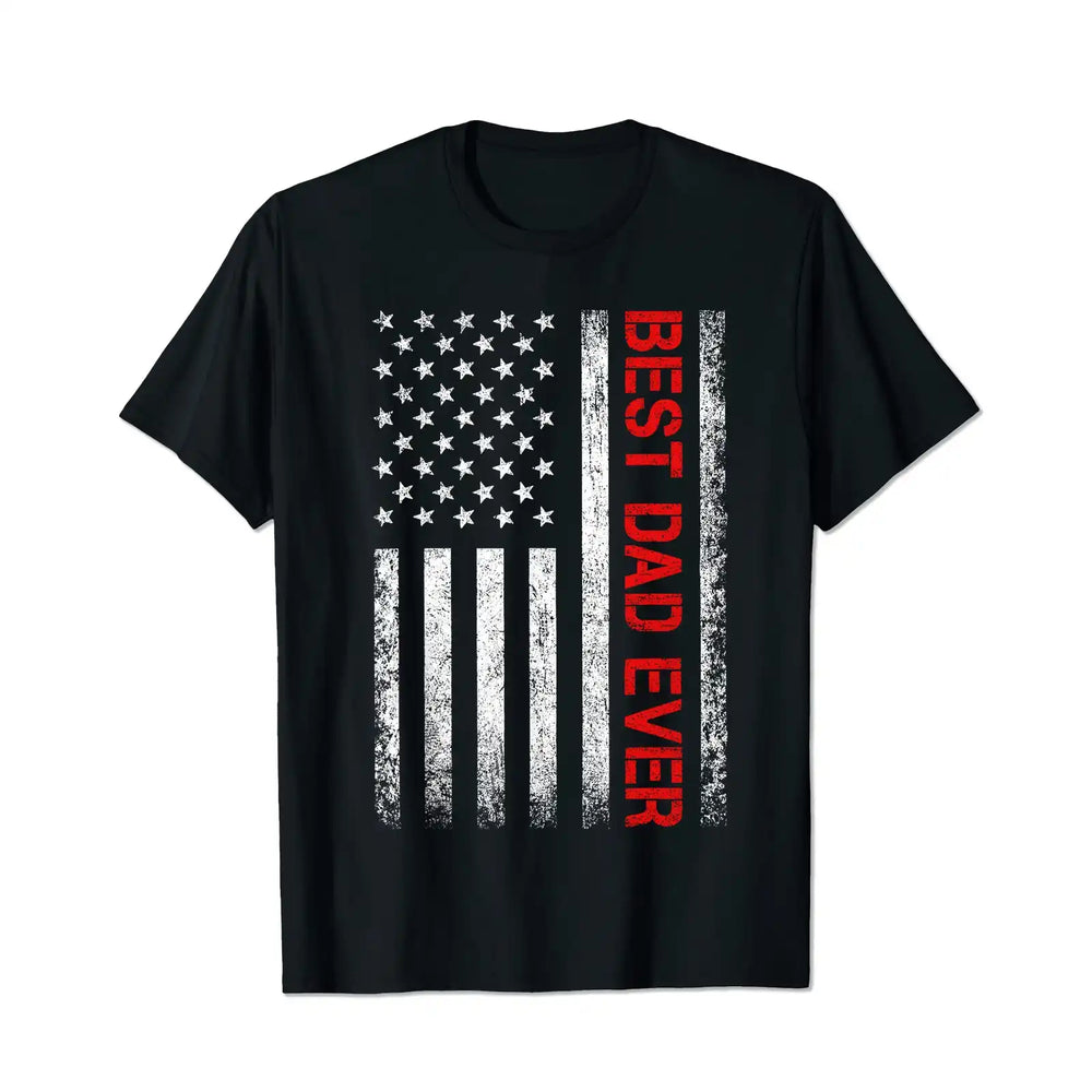 Best Dad Ever Men T Shirts Big and Tall Men Shirts Plus Size Short Sleeve Fashion Casual T Shirt Graphic Tee Shirts Tshirts - BigTallGuys
