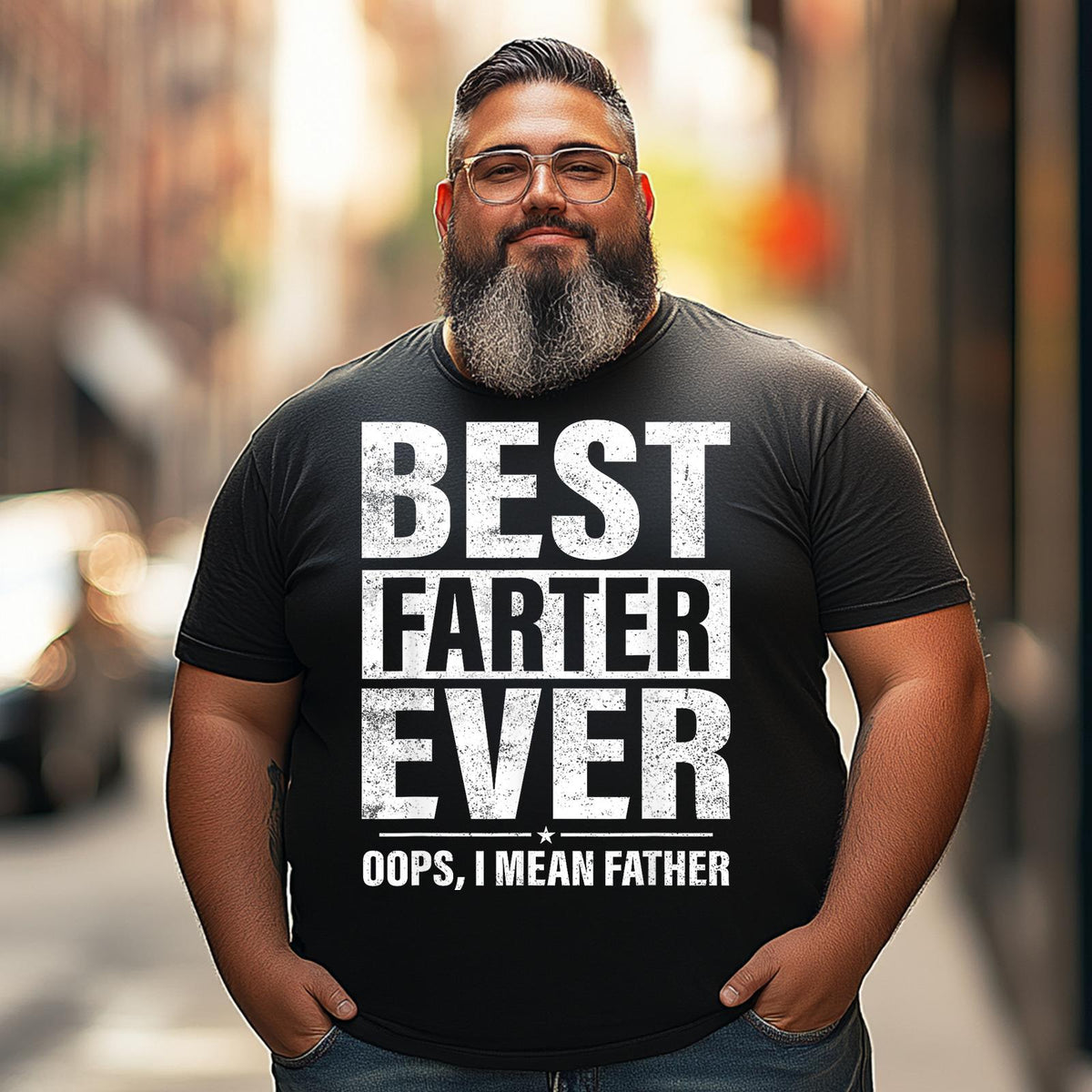 Best Farter I Mean Father Men T Shirts Big and Tall Men Shirts Plus Size Short Sleeve Fashion Casual T Shirt Graphic Tee Shirts Tshirts