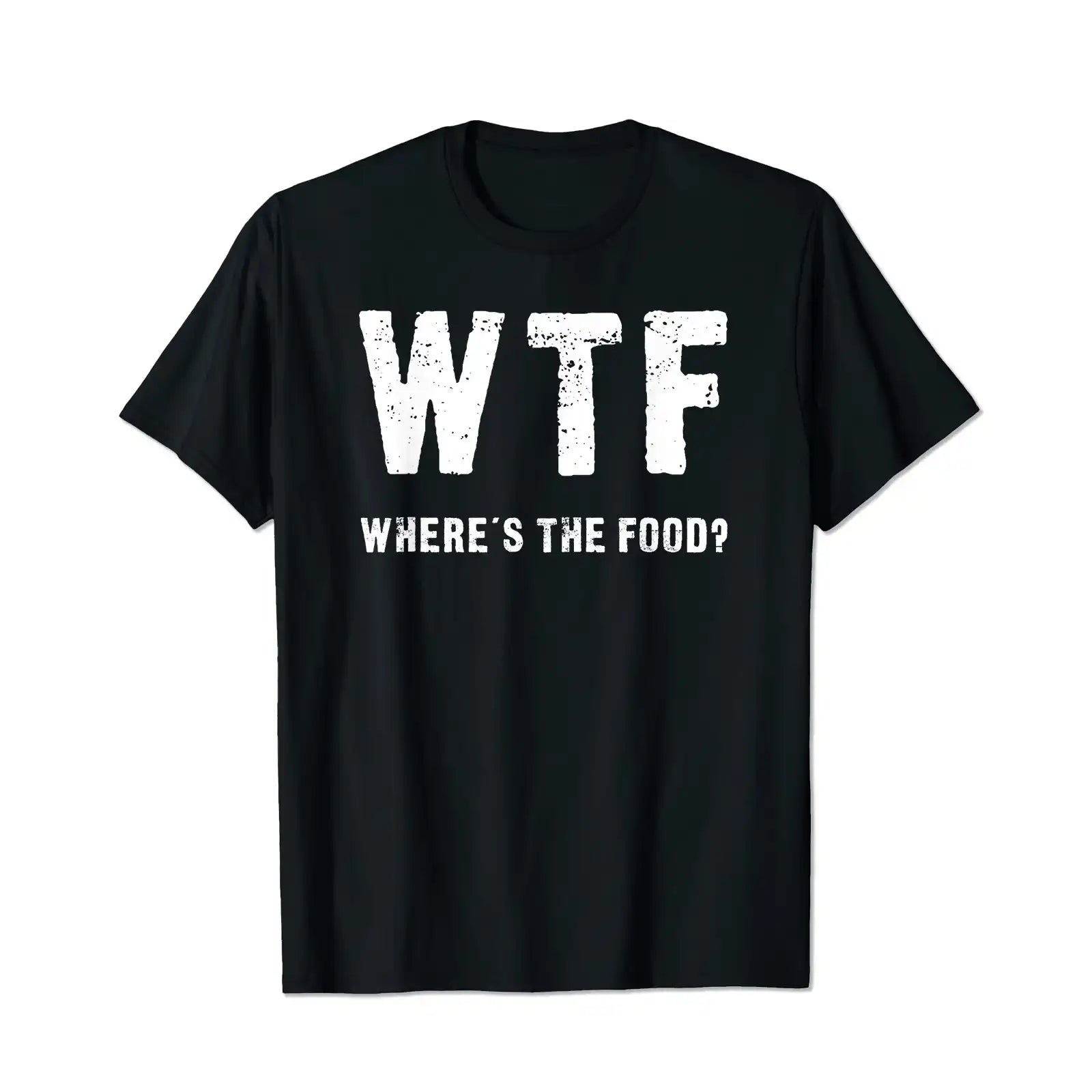 WTF Where's The Food Men T Shirts Big and Tall Men Shirts Plus Size Short Sleeve Fashion Casual T Shirt Graphic Tee Shirts Tshirts - BigTallGuys