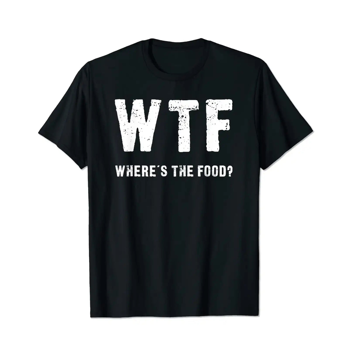 WTF Where's The Food Men T Shirts Big and Tall Men Shirts Plus Size Short Sleeve Fashion Casual T Shirt Graphic Tee Shirts Tshirts - BigTallGuys
