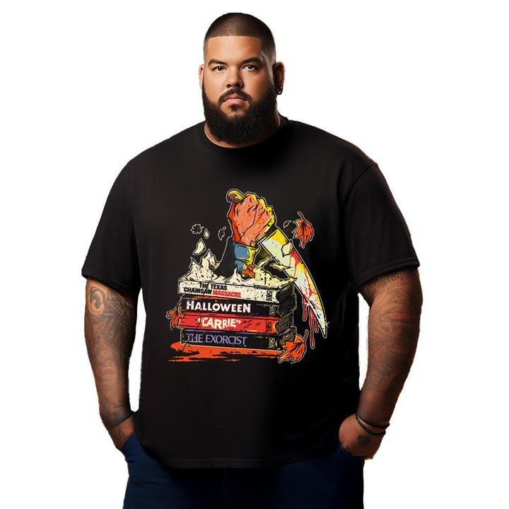 Halloween Horror Movie Night Shirt Halloween Horror T Shirt T0 5DM1 019 Men T Shirts Big and Tall Men Shirts Plus Size Short Sleeve Fashion Casual T Shirt Graphic Tee Shirts Tshirts