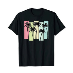 Palm Trees Men T Shirts Big and Tall Men Shirts Plus Size Short Sleeve Fashion Casual T Shirt Graphic Tee Shirts Tshirts - BigTallGuys