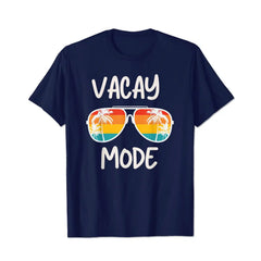 Vacay Mode 2 Men T Shirts Big and Tall Men Shirts Plus Size Short Sleeve Fashion Casual T Shirt Graphic Tee Shirts Tshirts - BigTallGuys