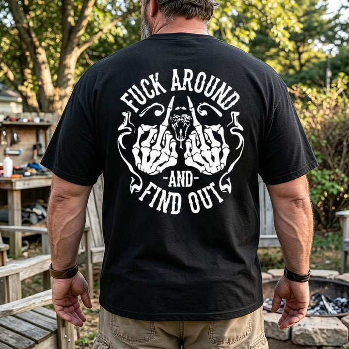 Fuck Around & Find Out Big & Tall Men Shirts