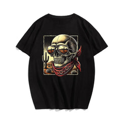 Skull Skeleton T0 5DLS 014 Men T Shirts Big and Tall Men Shirts Plus Size Short Sleeve Fashion Casual T Shirt Graphic Tee Shirts Tshirts - BigTallGuys