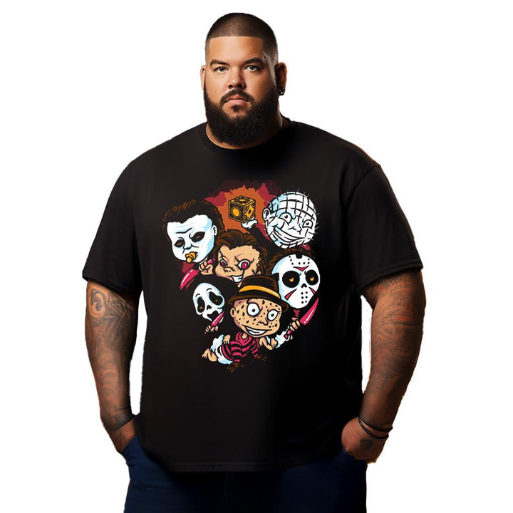Halloween Horror Movie Night Shirt Halloween Horror T Shirt T0 5DM1 004 Men T Shirts Big and Tall Men Shirts Plus Size Short Sleeve Fashion Casual T Shirt Graphic Tee Shirts Tshirts