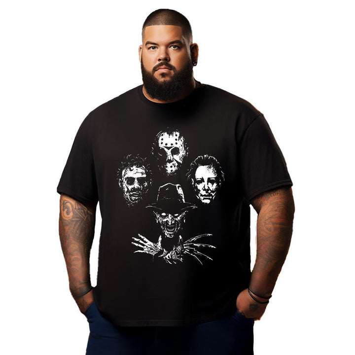 Halloween Horror Movie Night Shirt Halloween Horror T Shirt T0 5DM1 011 Men T Shirts Big and Tall Men Shirts Plus Size Short Sleeve Fashion Casual T Shirt Graphic Tee Shirts Tshirts
