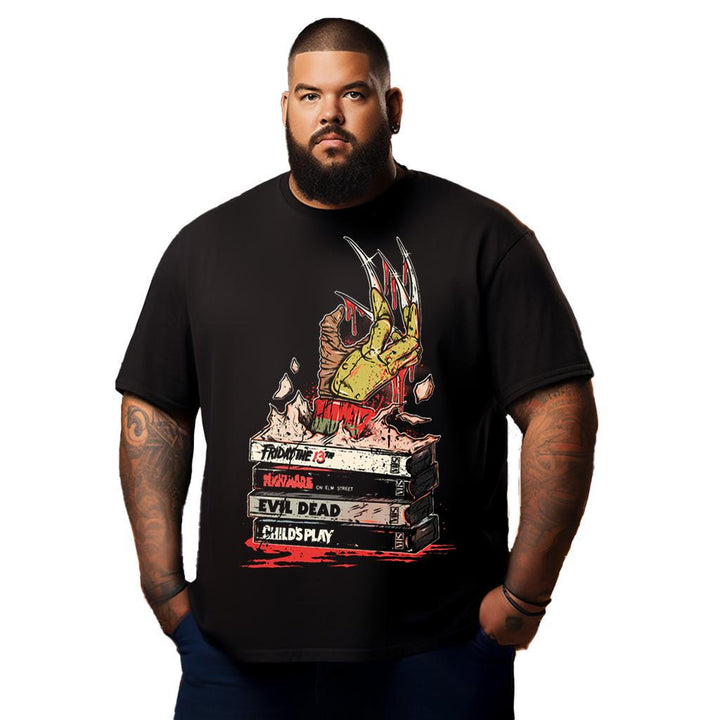 Halloween Horror Movie Night Shirt Halloween Horror T Shirt T0 5DM1 020 Men T Shirts Big and Tall Men Shirts Plus Size Short Sleeve Fashion Casual T Shirt Graphic Tee Shirts Tshirts
