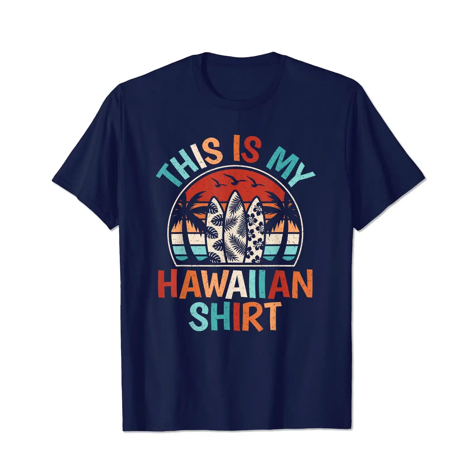 Palm Tree Surfing Beach Men T Shirts Big and Tall Men Shirts Plus Size Short Sleeve Fashion Casual T Shirt Graphic Tee Shirts Tshirts - BigTallGuys