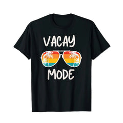 Vacay Mode 2 Men T Shirts Big and Tall Men Shirts Plus Size Short Sleeve Fashion Casual T Shirt Graphic Tee Shirts Tshirts - BigTallGuys
