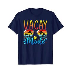 Vacay Mode Men T Shirts Big and Tall Men Shirts Plus Size Short Sleeve Fashion Casual T Shirt Graphic Tee Shirts Tshirts - BigTallGuys