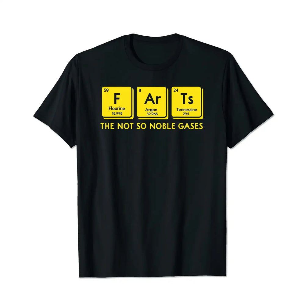 Farts The Not So Noble Gase Funny Men T-Shirts, Plus Size Short Sleeve T Shirt for Men Big and Tall Men Tees Shirts - BigTallGuys