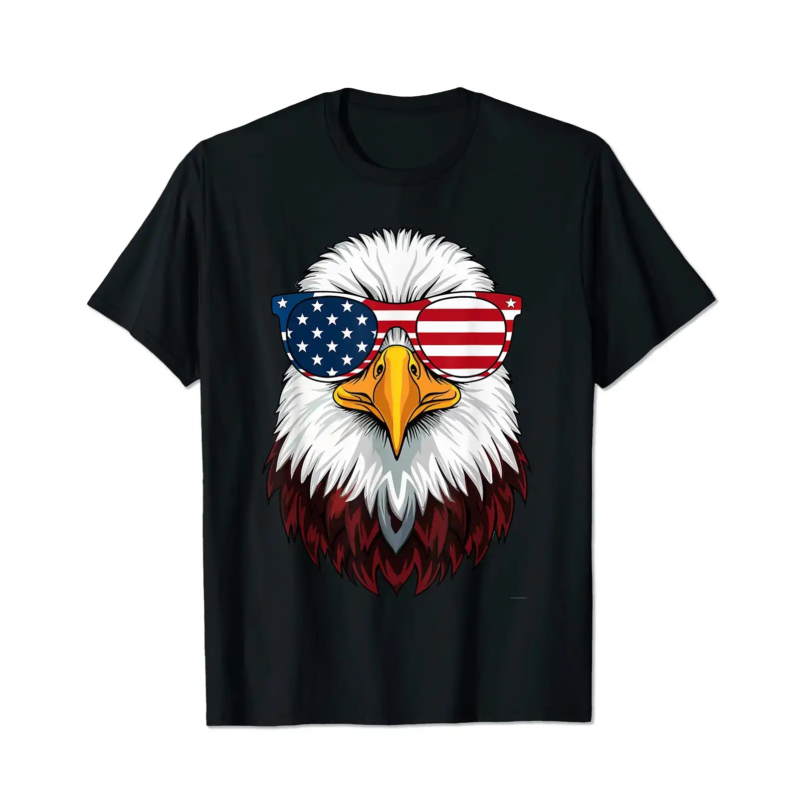 American Flag Patriotic Eagle Men T Shirts Big and Tall Men Shirts Plus Size Short Sleeve Fashion Casual T Shirt Graphic Tee Shirts Tshirts - BigTallGuys