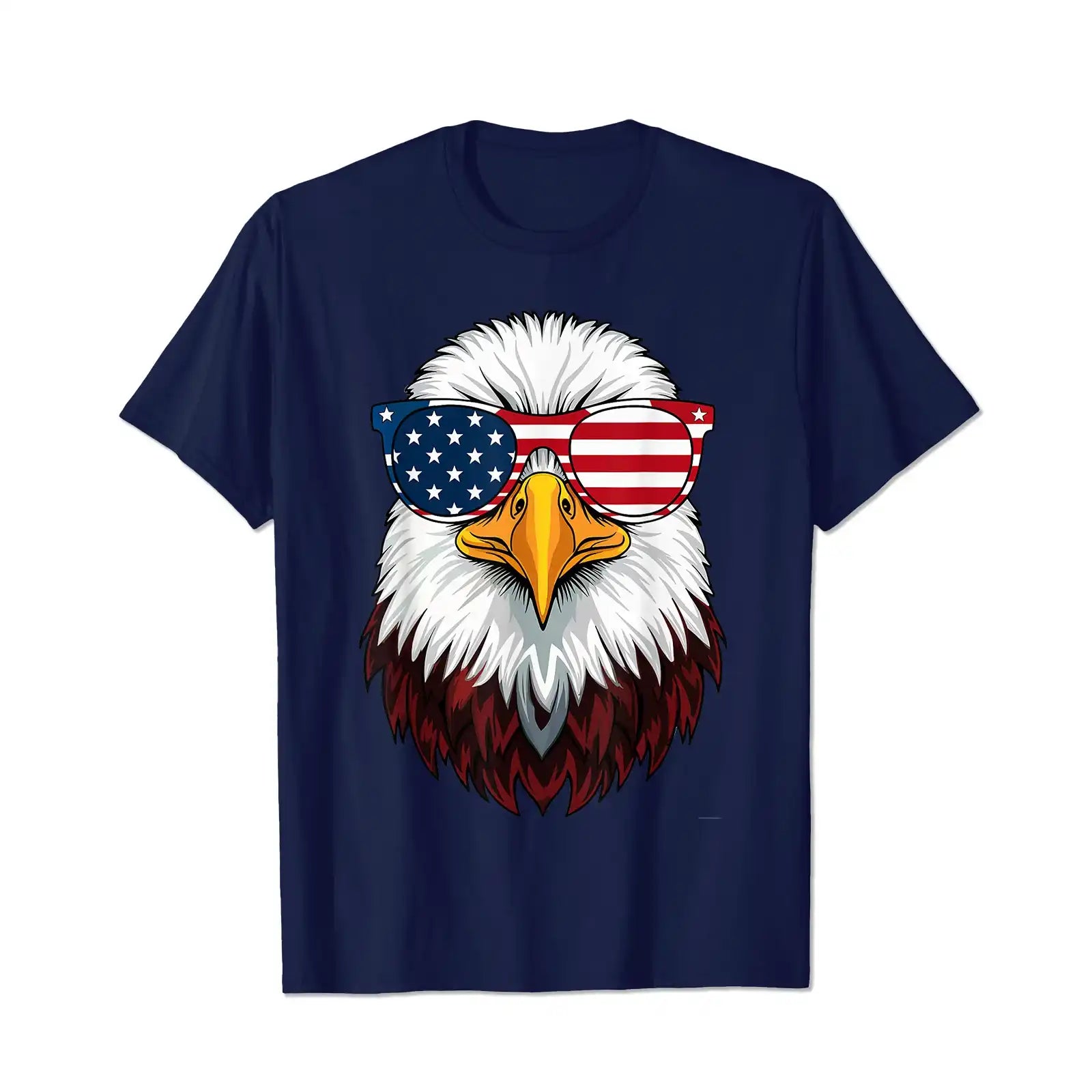 American Flag Patriotic Eagle Men T Shirts Big and Tall Men Shirts Plus Size Short Sleeve Fashion Casual T Shirt Graphic Tee Shirts Tshirts - BigTallGuys