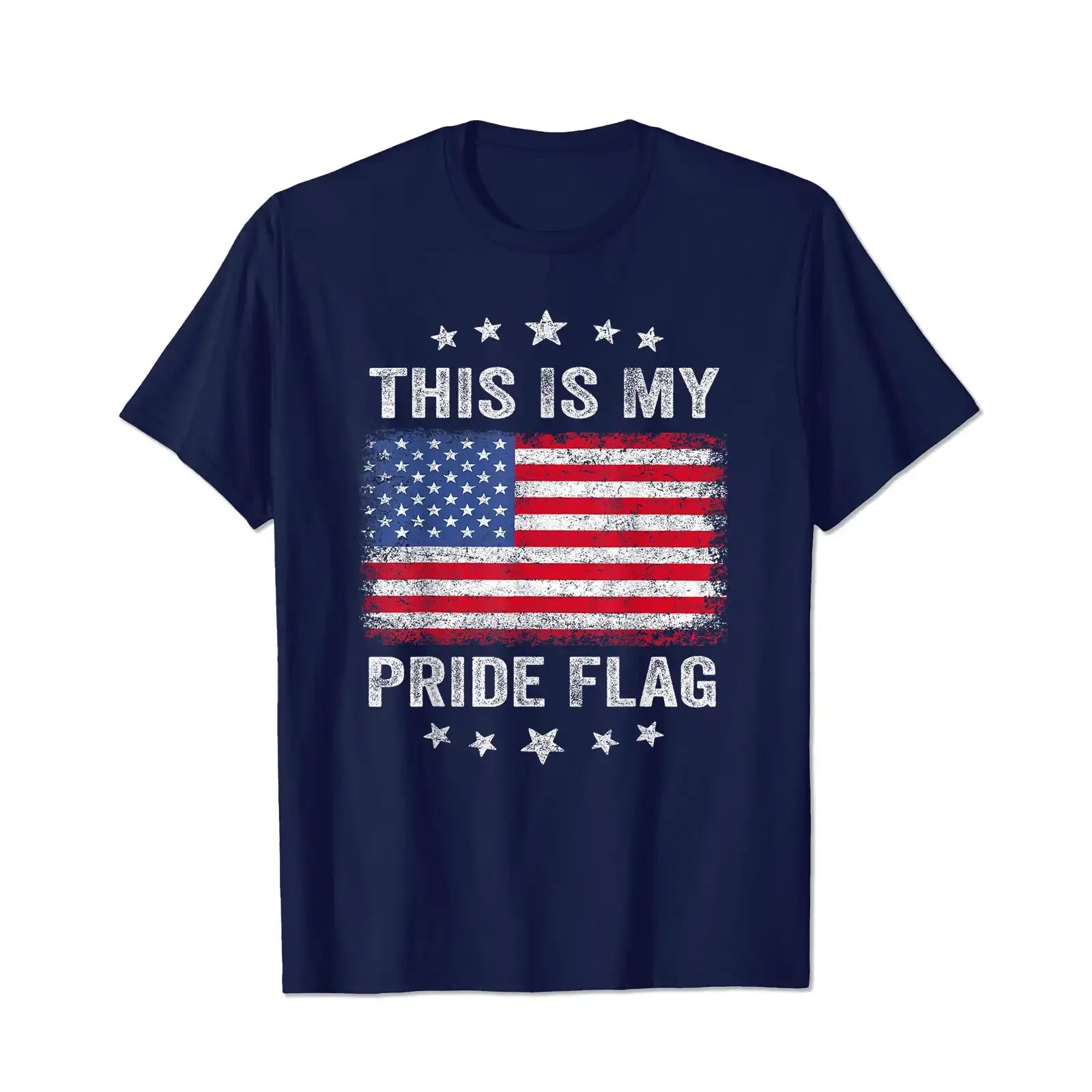 This Is My Pride Flag USA American 4th of July Patriotic Men T Shirts Big and Tall Men Shirts Plus Size Short Sleeve Fashion Casual T Shirt Graphic Tee Shirts Tshirts - BigTallGuys