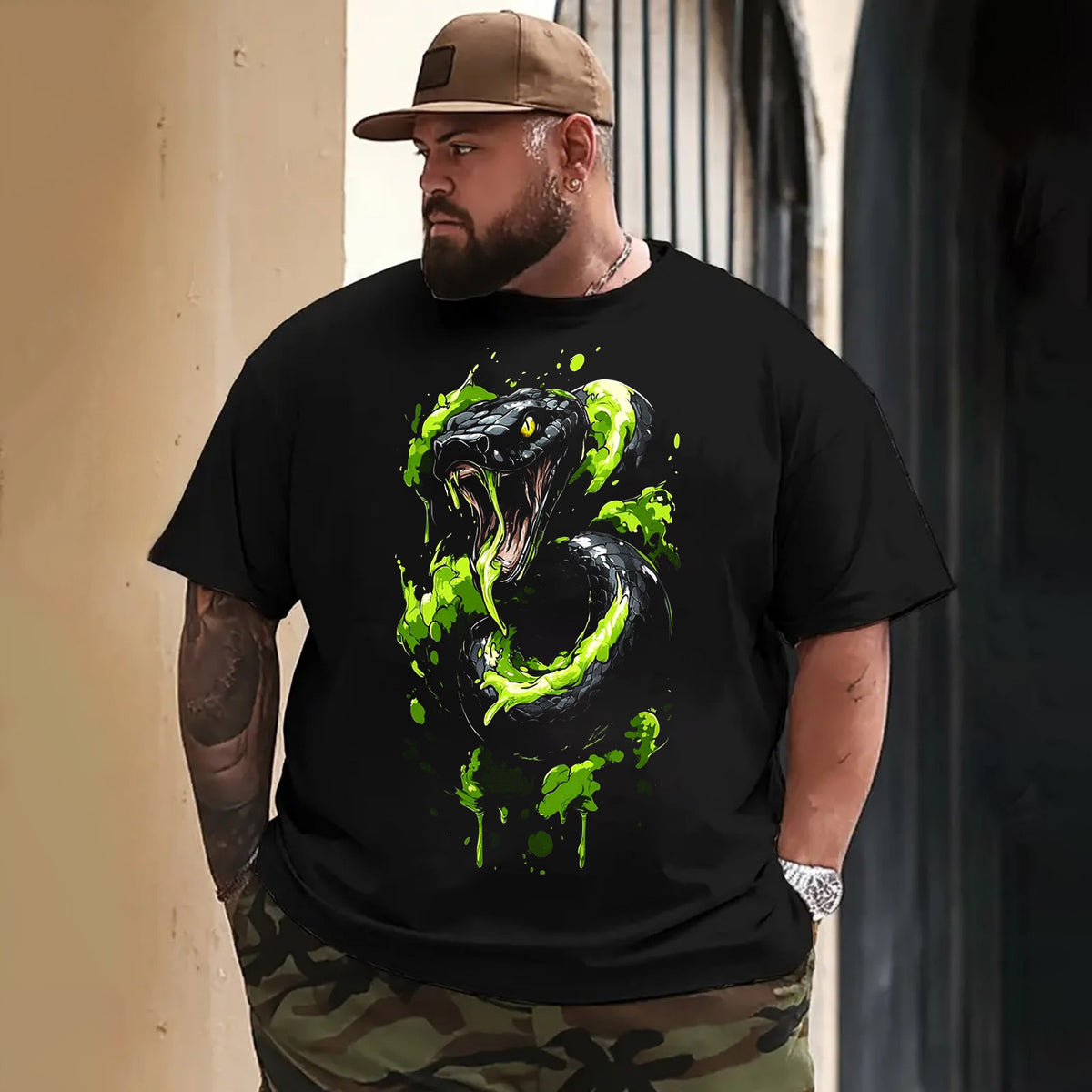 Skull Skeleton T0 5DLS 008 Men T Shirts Big and Tall Men Shirts Plus Size Short Sleeve Fashion Casual T Shirt Graphic Tee Shirts Tshirts