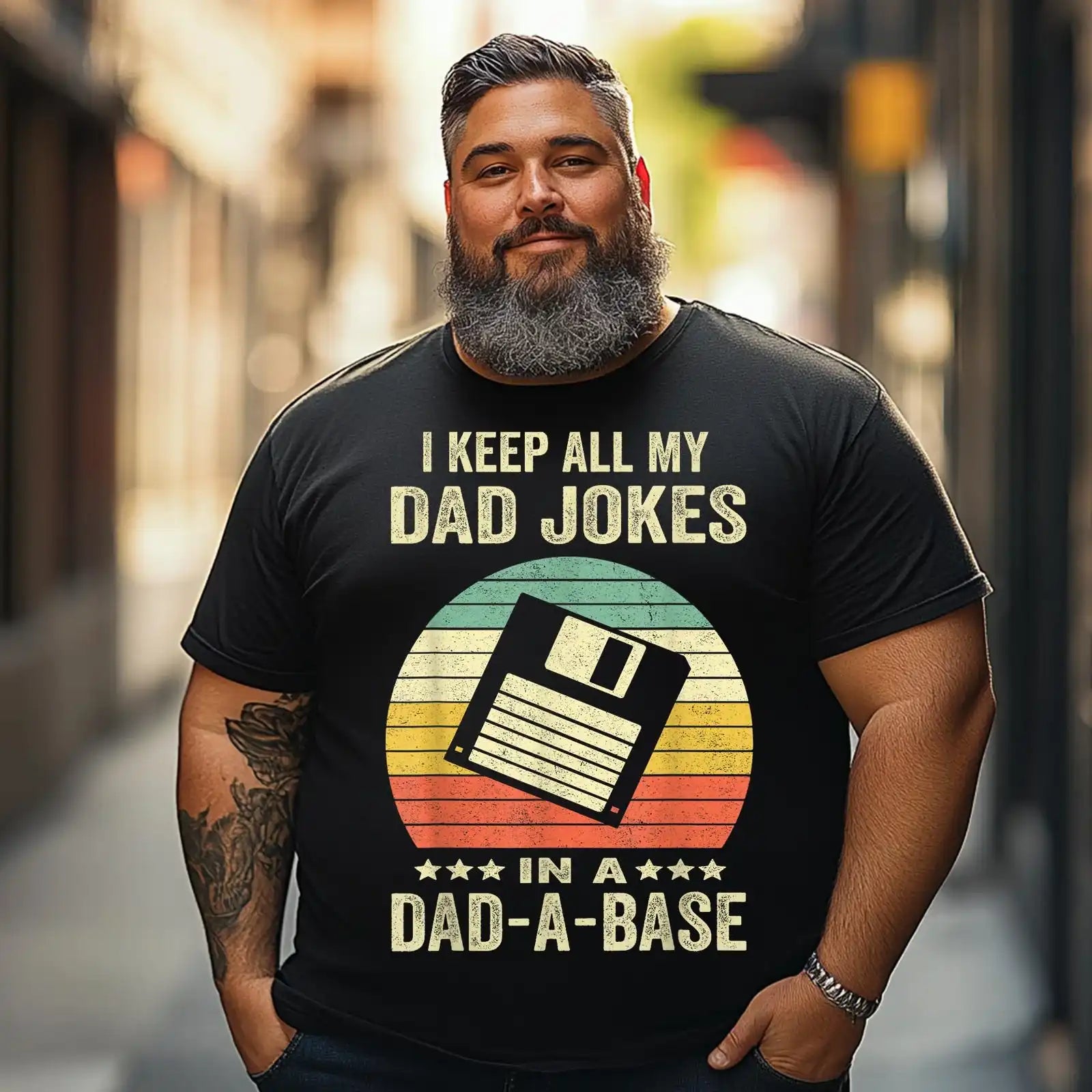 D-I-L-F Devoted Involved Loving Father Men T Shirts Big and Tall Men Shirts Plus Size Short Sleeve Fashion Casual T Shirt Graphic Tee Shirts Tshirts - BigTallGuys