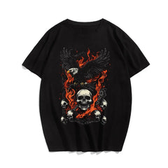 Skull Skeleton T0 5DLS 002 Men T Shirts Big and Tall Men Shirts Plus Size Short Sleeve Fashion Casual T Shirt Graphic Tee Shirts Tshirts - BigTallGuys