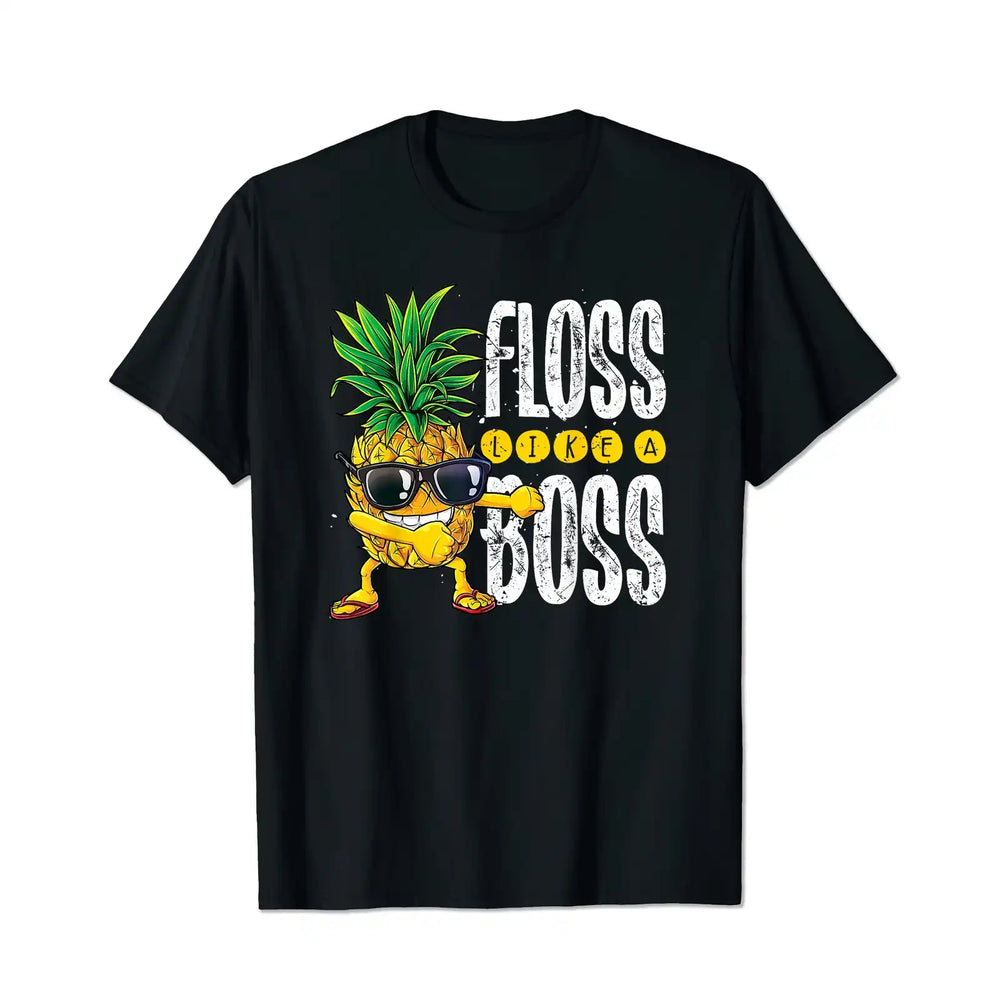 Pineapple Sunglasses 2 Men T Shirts Big and Tall Men Shirts Plus Size Short Sleeve Fashion Casual T Shirt Graphic Tee Shirts Tshirts - BigTallGuys