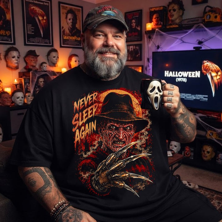 Halloween Horror Movie Night Cotton Tee