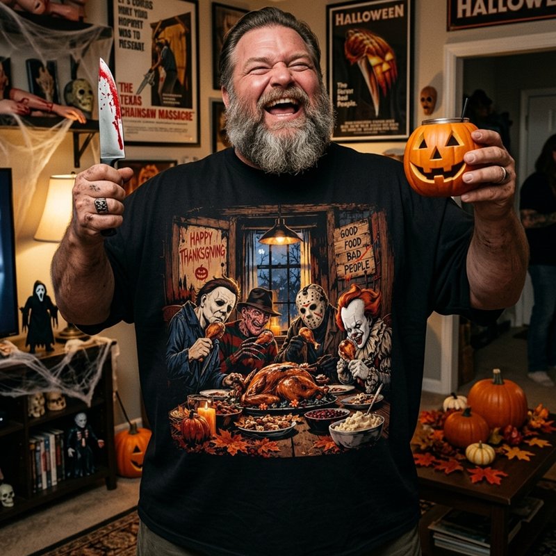 Halloween Tee for Horror Movie Night