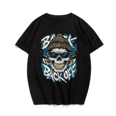 Skull Skeleton T0 5DLS 009 Men T Shirts Big and Tall Men Shirts Plus Size Short Sleeve Fashion Casual T Shirt Graphic Tee Shirts Tshirts - BigTallGuys