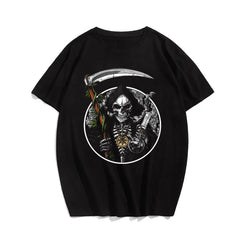 Skull Skeleton T0 5DLS 018 Men T Shirts Big and Tall Men Shirts Plus Size Short Sleeve Fashion Casual T Shirt Graphic Tee Shirts Tshirts - BigTallGuys