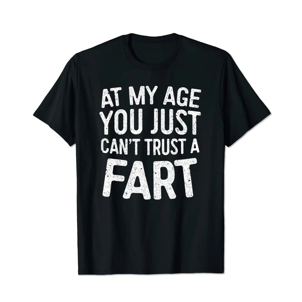 Cant Trust Fart Funny Men T-Shirts, Plus Size Short Sleeve T Shirt for Men Big and Tall Men Tees Shirts - BigTallGuys