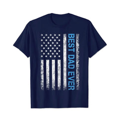Best Dad Ever 2 Men T Shirts Big and Tall Men Shirts Plus Size Short Sleeve Fashion Casual T Shirt Graphic Tee Shirts Tshirts - BigTallGuys