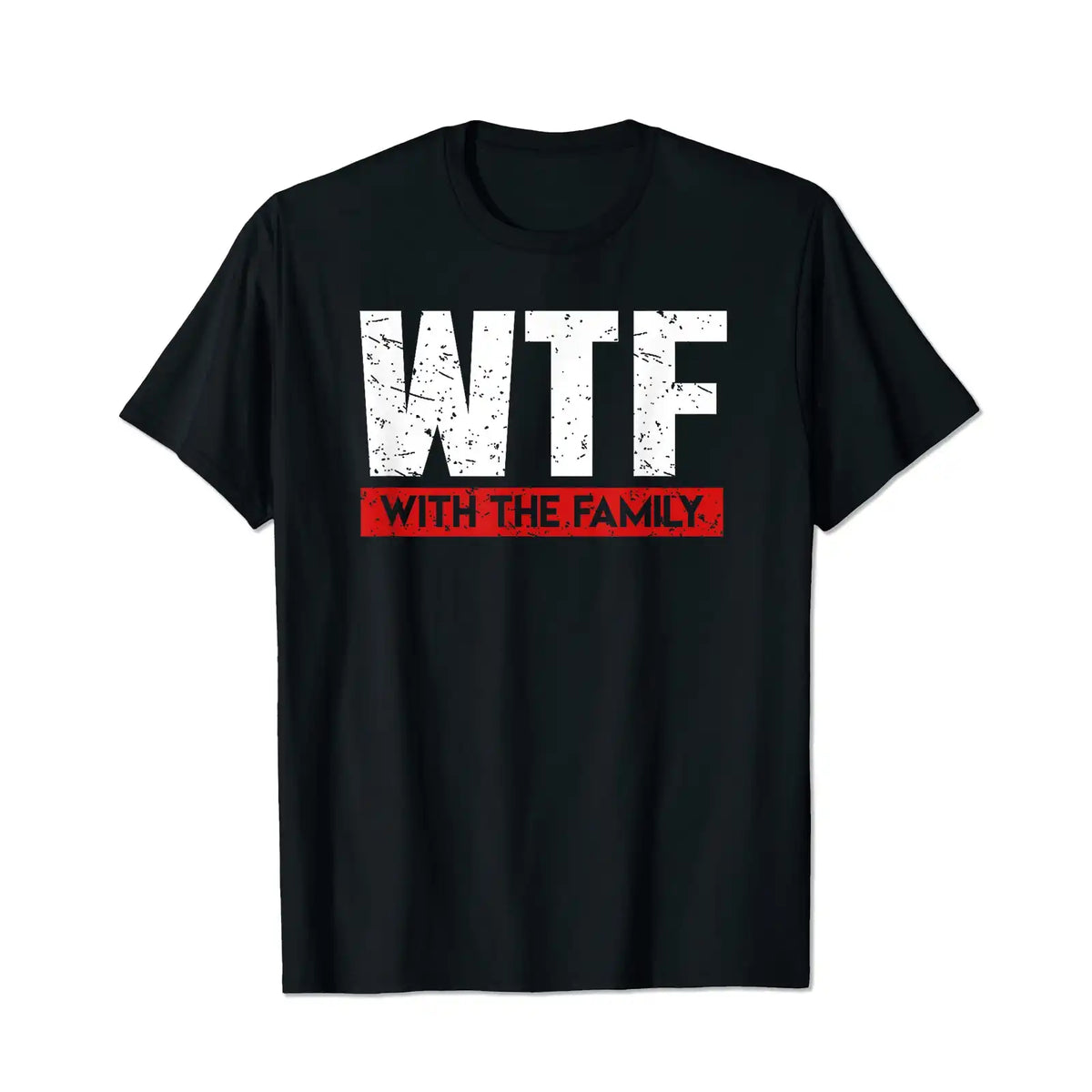 WTF With The Family On Vacation Men T Shirts Big and Tall Men Shirts Plus Size Short Sleeve Fashion Casual T Shirt Graphic Tee Shirts Tshirts - BigTallGuys