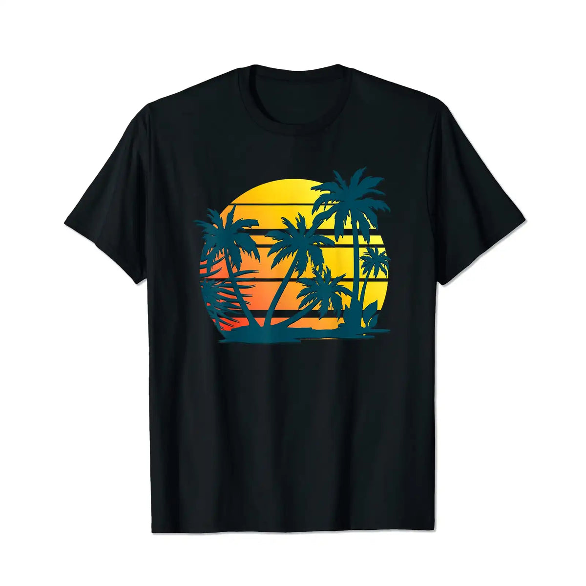 Coconut Palm Trees Men T Shirts Big and Tall Men Shirts Plus Size Short Sleeve Fashion Casual T Shirt Graphic Tee Shirts Tshirts - BigTallGuys