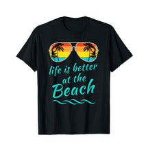 Life Is Better at The Beach 3 Men T Shirts Big and Tall Men Shirts Plus Size Short Sleeve Fashion Casual T Shirt Graphic Tee Shirts Tshirts