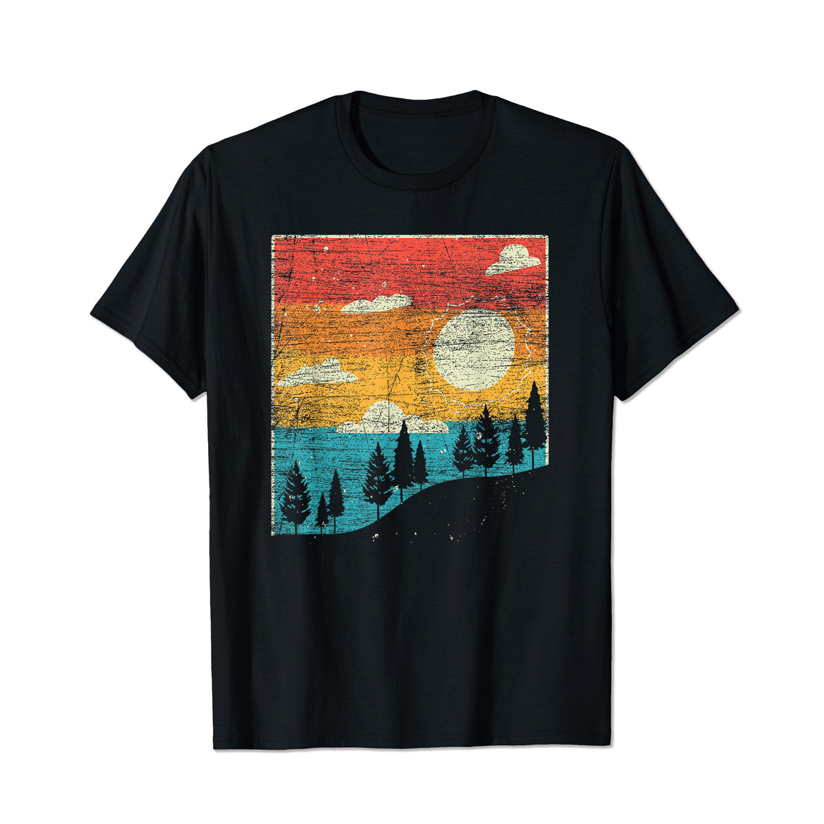 Retro Nature Vintage Vacation Men T Shirts Big and Tall Men Shirts Plus Size Short Sleeve Fashion Casual T Shirt Graphic Tee Shirts Tshirts