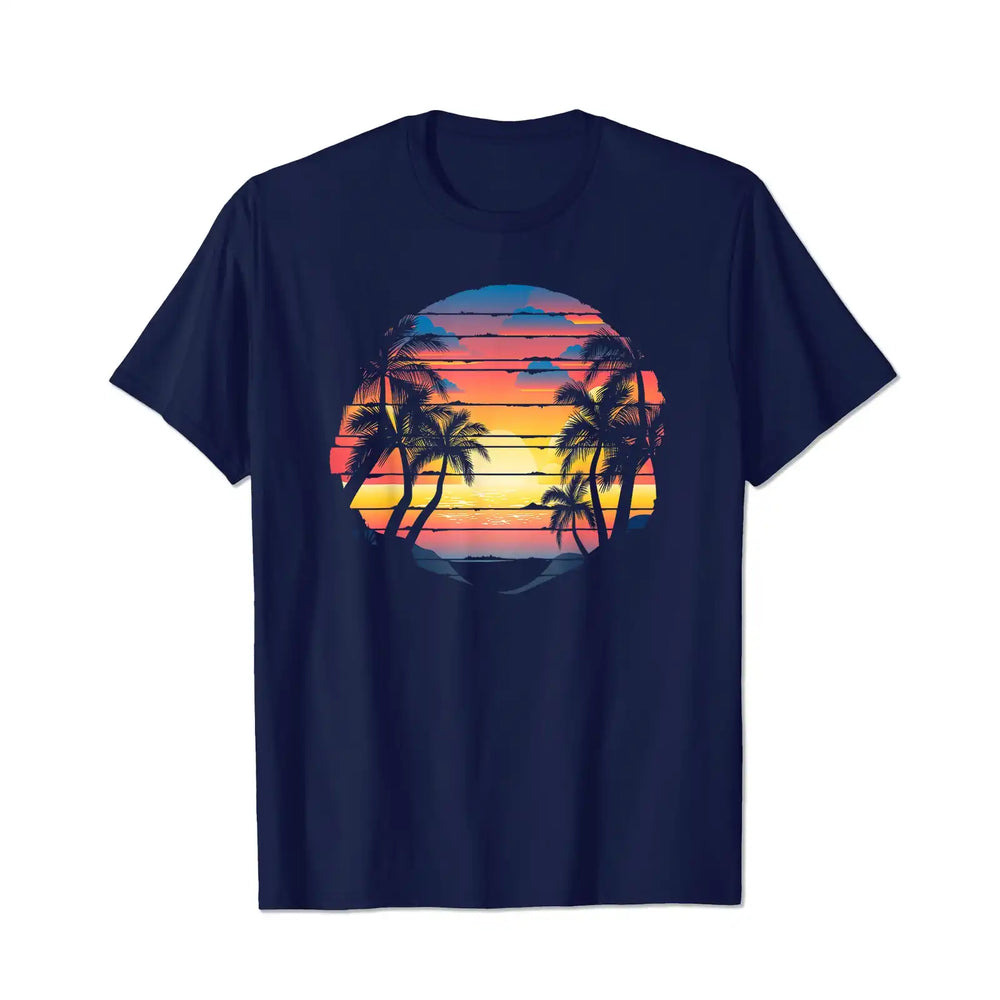 Sunset Beach 2 Men T Shirts Big and Tall Men Shirts Plus Size Short Sleeve Fashion Casual T Shirt Graphic Tee Shirts Tshirts - BigTallGuys