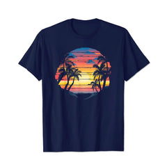 Sunset Beach 2 Men T Shirts Big and Tall Men Shirts Plus Size Short Sleeve Fashion Casual T Shirt Graphic Tee Shirts Tshirts - BigTallGuys