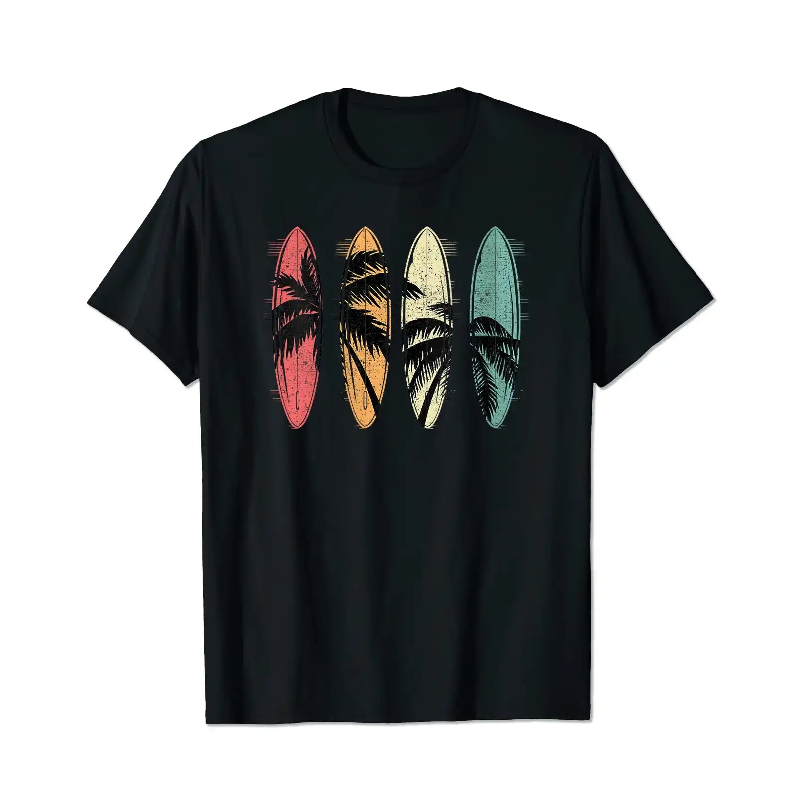 Surfboarder Hawaii Wave Surfing Beach Surfer Men T Shirts Big and Tall Men Shirts Plus Size Short Sleeve Fashion Casual T Shirt Graphic Tee Shirts Tshirts - BigTallGuys