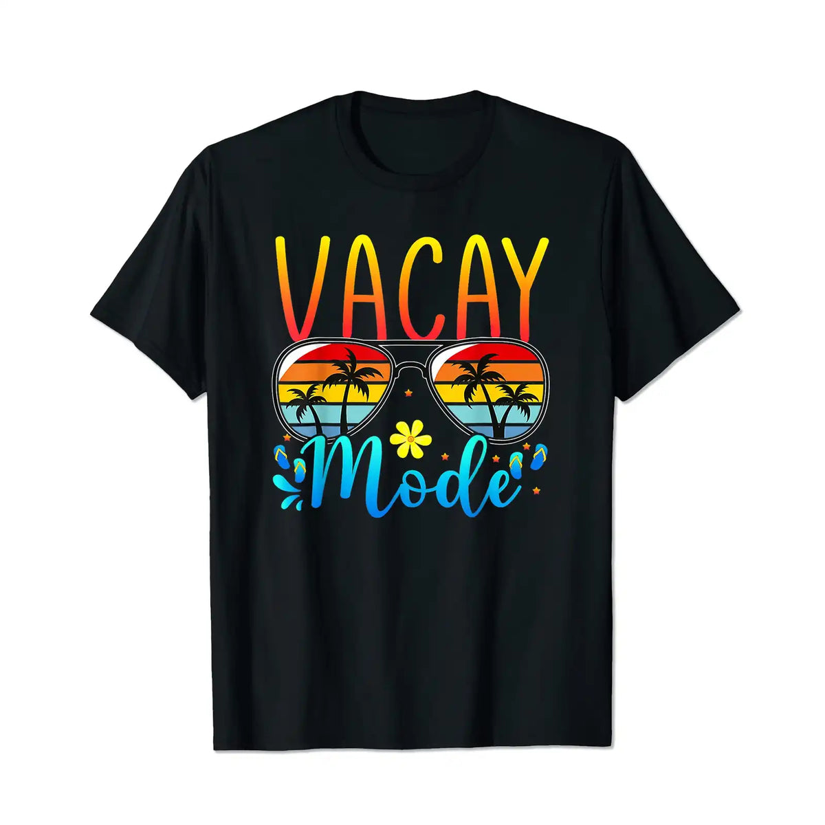 Vacay Mode Men T Shirts Big and Tall Men Shirts Plus Size Short Sleeve Fashion Casual T Shirt Graphic Tee Shirts Tshirts - BigTallGuys