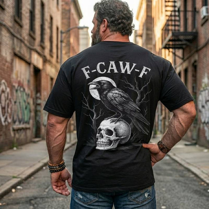 F-Caw-F Fuck Off Funny Big & Tall Men Shirts