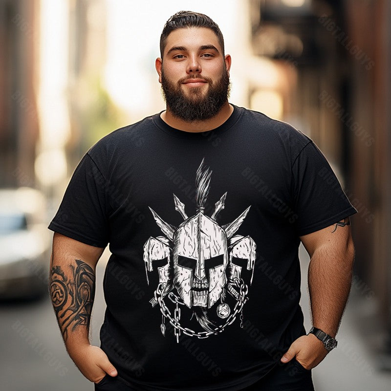 Skull Skeleton T0 5D2C 071 Men T Shirts Big and Tall Men Shirts Plus Size Short Sleeve Fashion Casual T Shirt Graphic Tee Shirts Tshirts