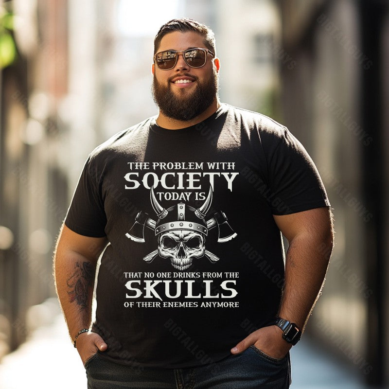 Skull Skeleton T0 5D2C 090 Men T Shirts Big and Tall Men Shirts Plus Size Short Sleeve Fashion Casual T Shirt Graphic Tee Shirts Tshirts