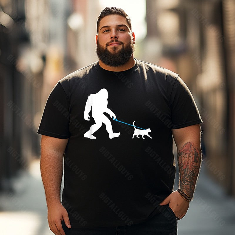 Bigfoot Sasquatch Yeti T0 5D2F 003 Men T Shirts Big and Tall Men Shirts Plus Size Short Sleeve Fashion Casual T Shirt Graphic Tee Shirts Tshirts