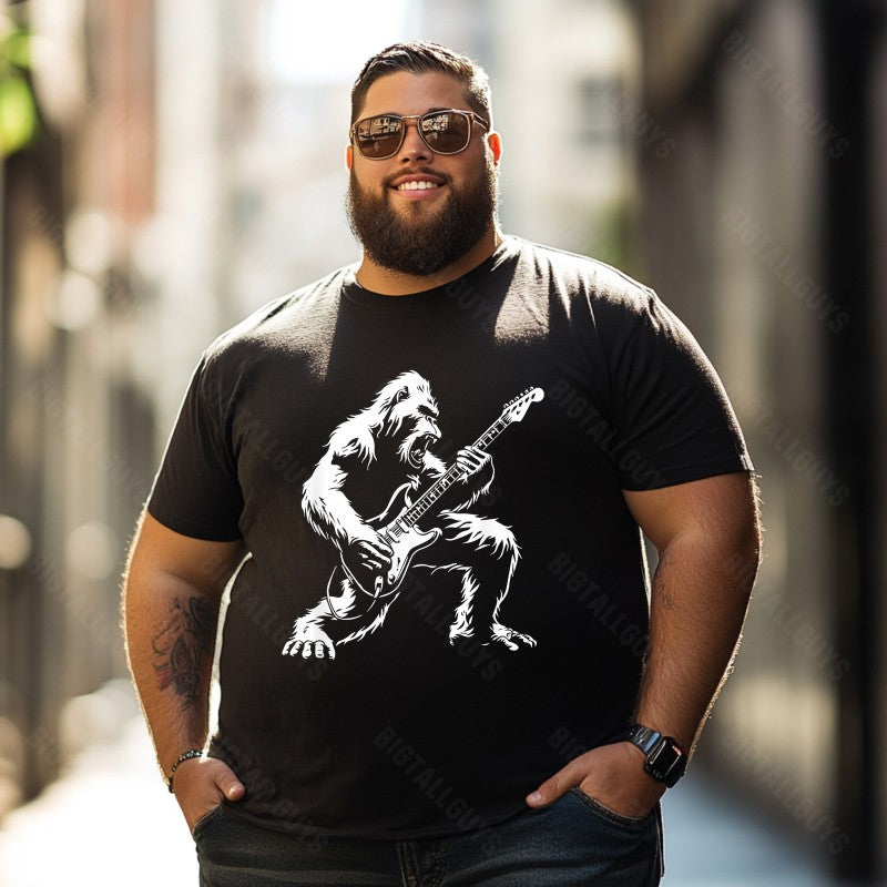 Bigfoot Sasquatch Yeti T0 5D2F 007 Men T Shirts Big and Tall Men Shirts Plus Size Short Sleeve Fashion Casual T Shirt Graphic Tee Shirts Tshirts