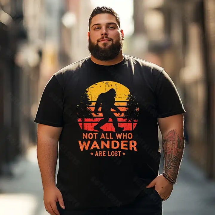 Bigfoot Sasquatch Yeti T0 5D2F 015 Men T Shirts Big and Tall Men Shirts Plus Size Short Sleeve Fashion Casual T Shirt Graphic Tee Shirts Tshirts